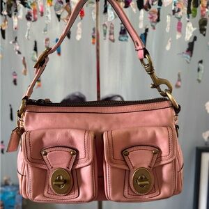 Rose Pink rare color Coach Legacy 65th Anniversary double (firm on price)